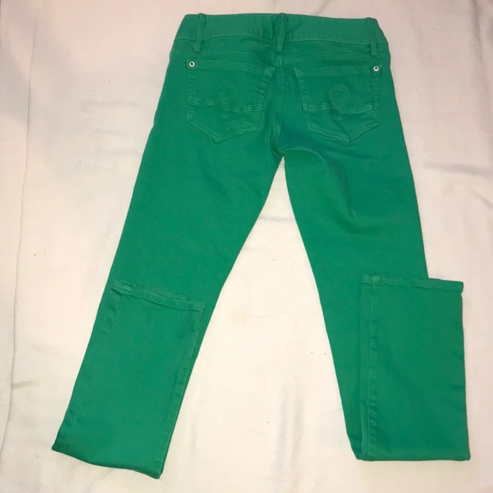 Lily Pulitzer green Worth straight jeans - Picture 3 of 3
